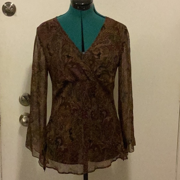 Vintage Victoria Holley Womens 100% Silk Blouse Small. - Picture 2 of 8